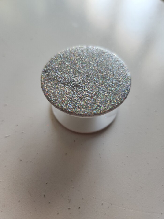 Glitter Phone Grip/White