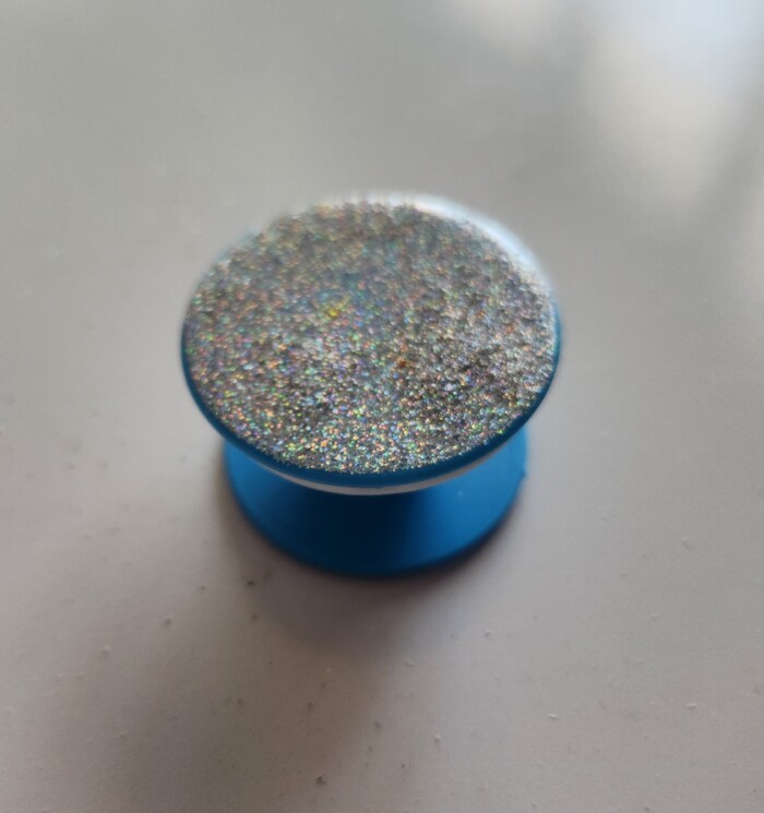 Glitter Phone Grip/Blue