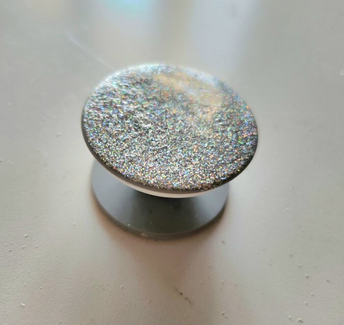 Glitter Phone Grip/Grey